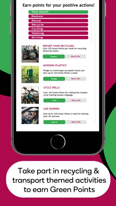 Screenshot di Camden Eco Points