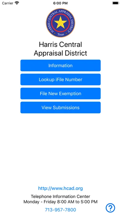 Capturas de tela do Harris Central Appraisal Dist