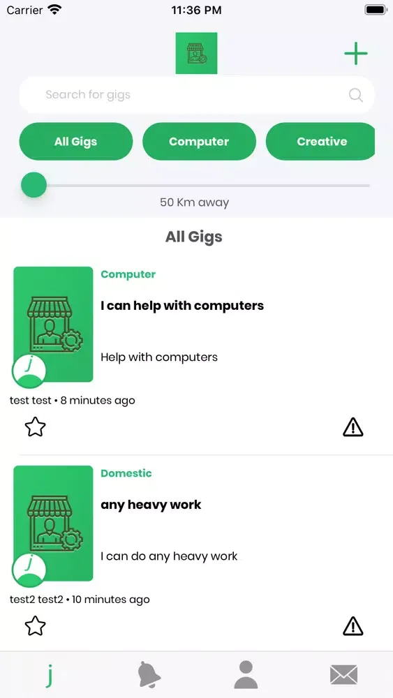 ภาพหน้าจอของ Joby - Local gigs and jobs