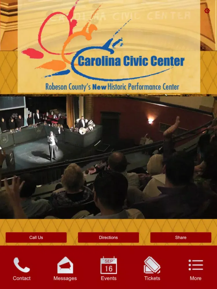 Скриншоты Carolina Civic Center iPad 