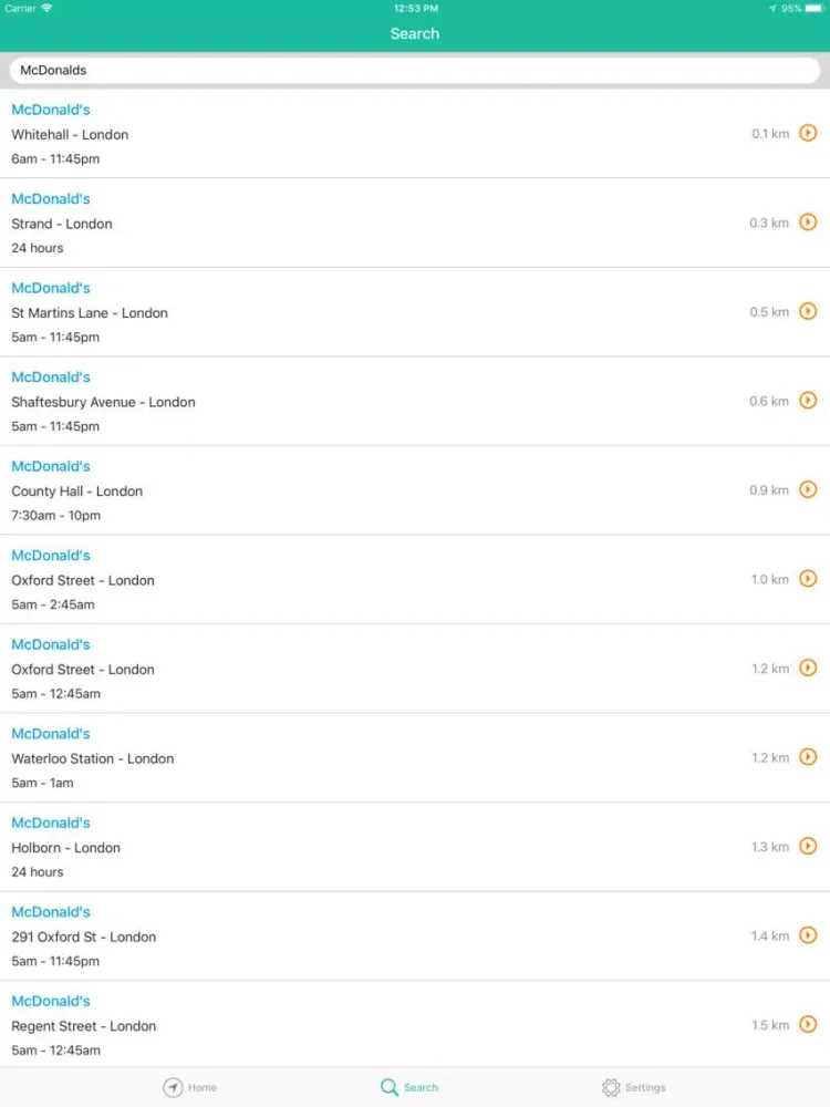 Ảnh chụp màn hình của Localmint - Best Store Locator iPad 