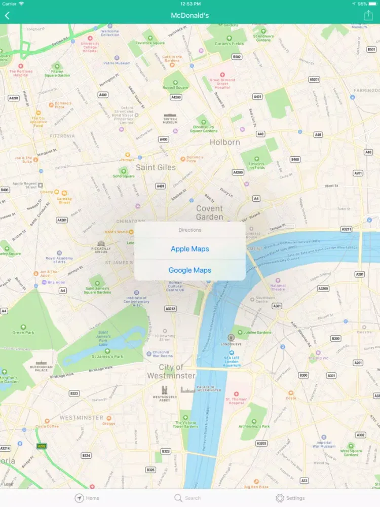 Ảnh chụp màn hình của Localmint - Best Store Locator iPad 