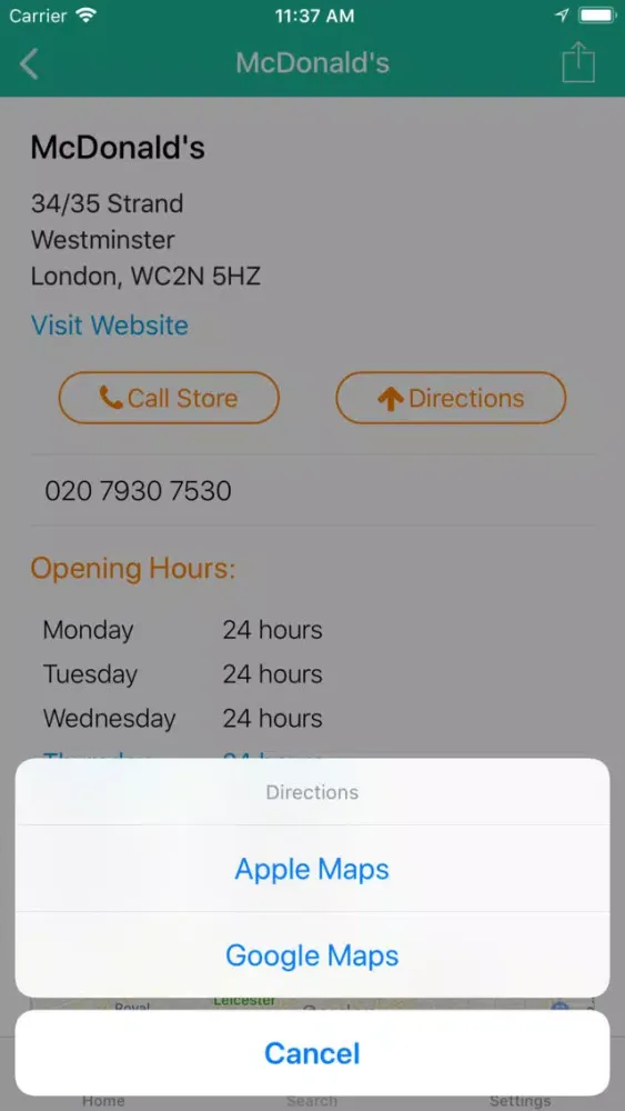 Ảnh chụp màn hình của Localmint - Best Store Locator