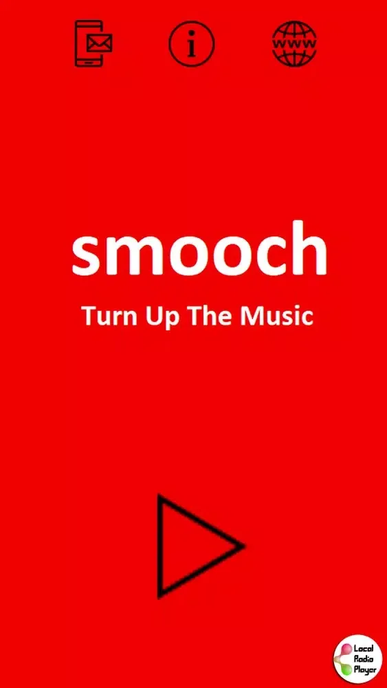 Tangkapan layar Smooch Radio
