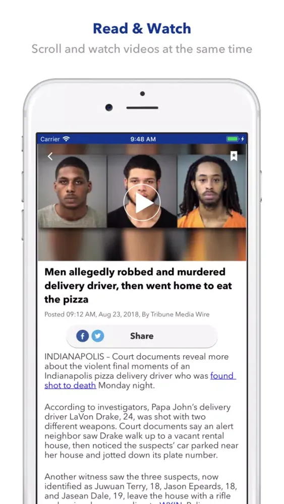 Capturas de pantalla de WTKR News 3