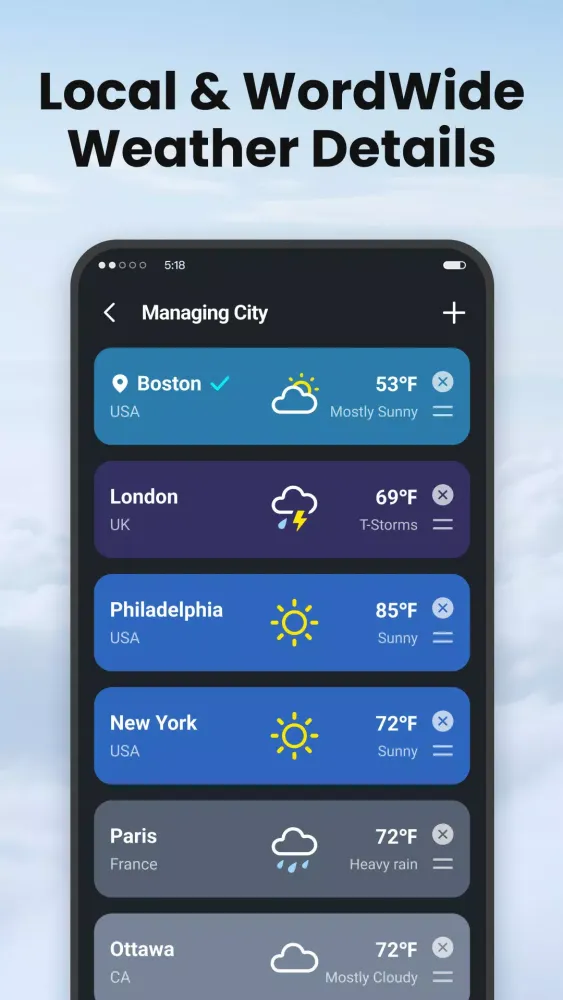 Local Weather: Live Forecast Screenshots