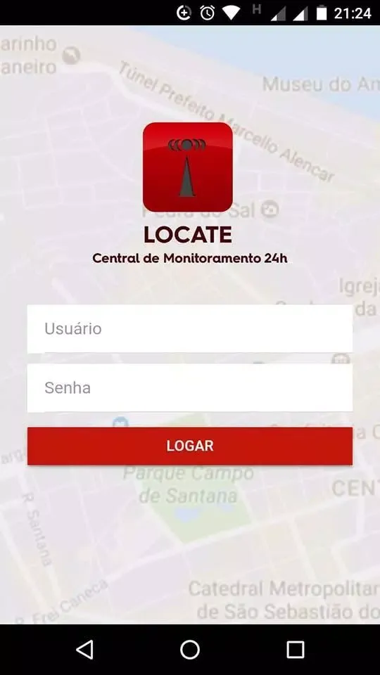 Ảnh chụp màn hình của LOCATE CENTRAL