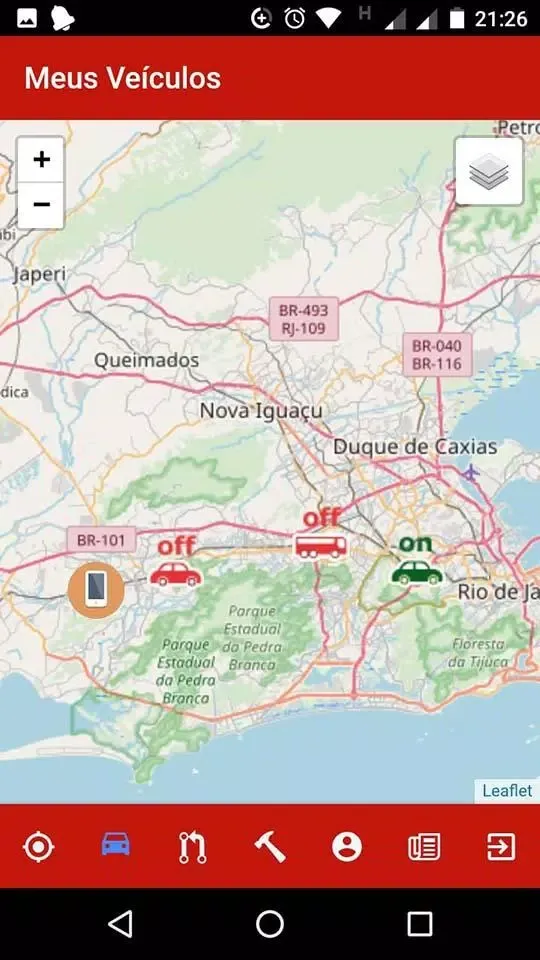Ảnh chụp màn hình của LOCATE CENTRAL