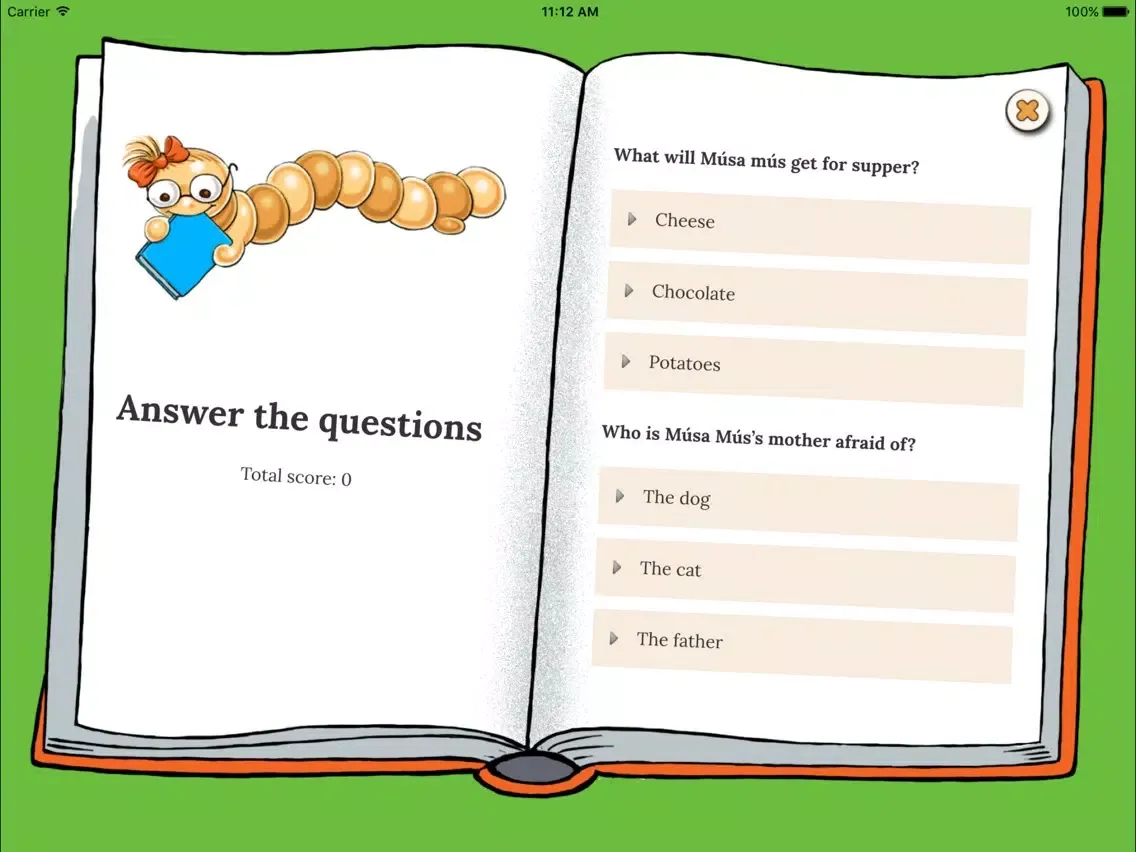 ภาพหน้าจอของ Goldworm; The interactive book reader iPad 