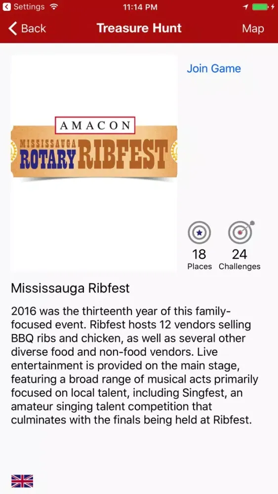 Ảnh chụp màn hình của Amacon Miss Rotary Ribfest