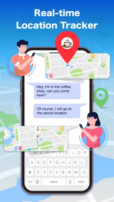 Real-time GPS Location Sharing应用截图