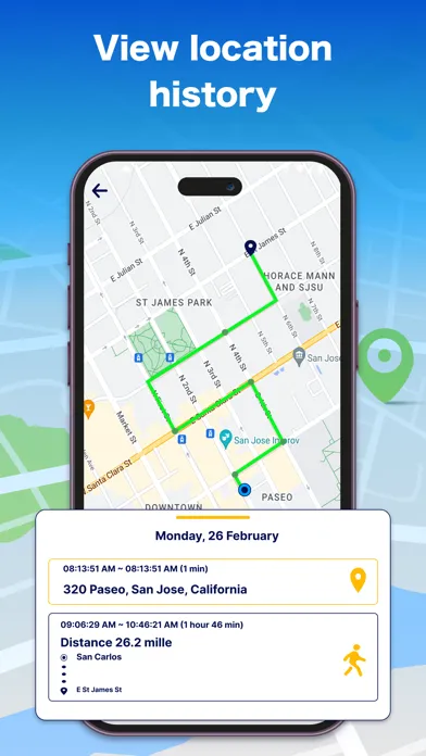 Real-time GPS Location Sharing应用截图