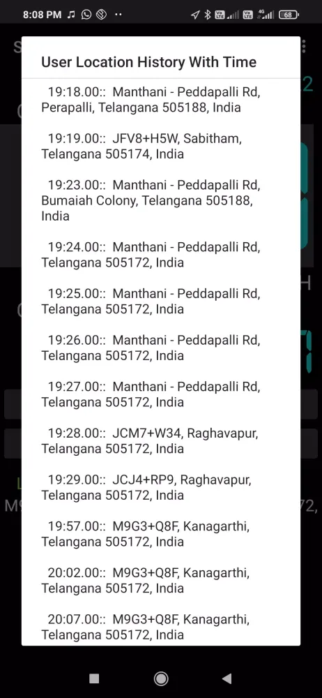 Screenshot di GPS Speedo Meter