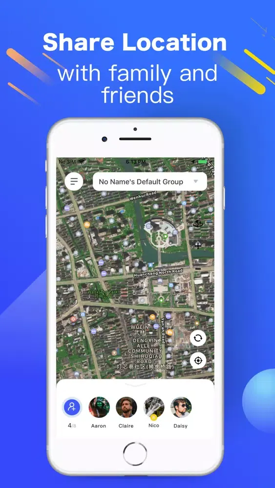 Tangkapan skrin Find Family-Friends Locator