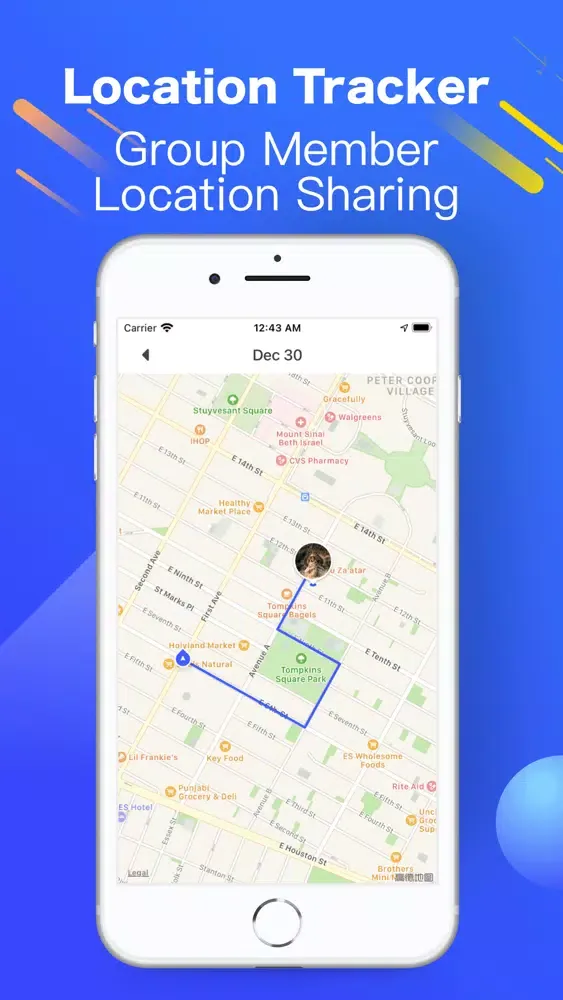 Tangkapan skrin Find Family-Friends Locator