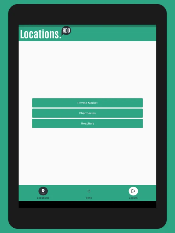 Скриншоты Tacitapp Locations iPad 