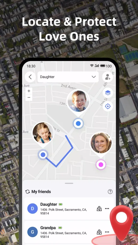 Phone Locator: Family Location スクリーンショット
