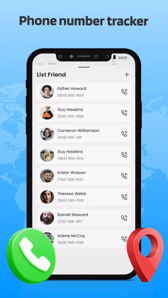 Phone Location Tracker via GPS Screenshots