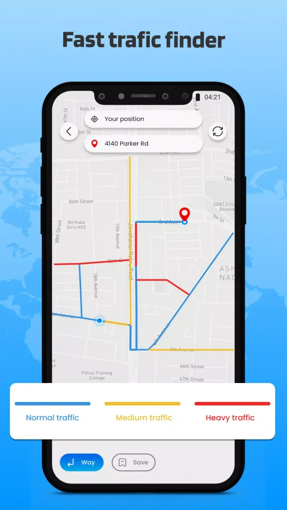 Phone Location Tracker via GPS Screenshots