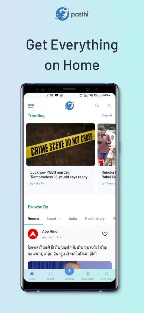 Pasthi - News Hub Screenshots