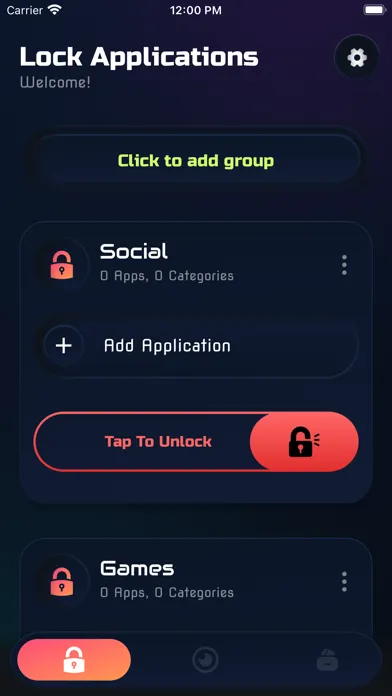 Tangkapan skrin App Lock ·
