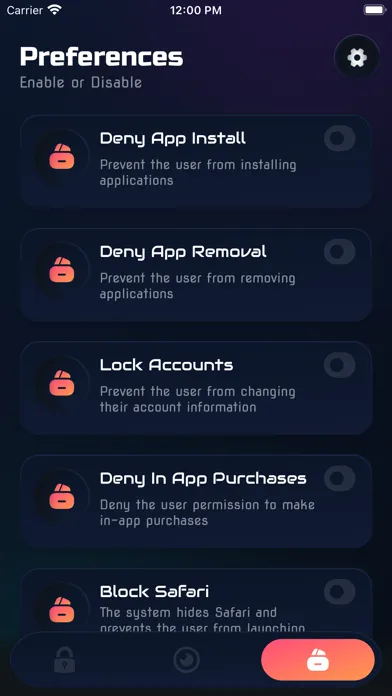 Tangkapan skrin App Lock ·