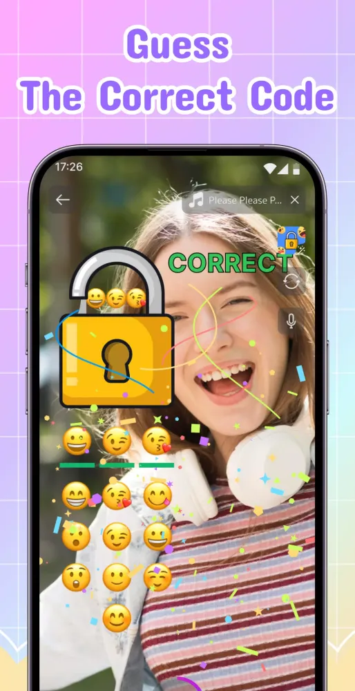 Tangkapan skrin Lock Code Filter Challenge