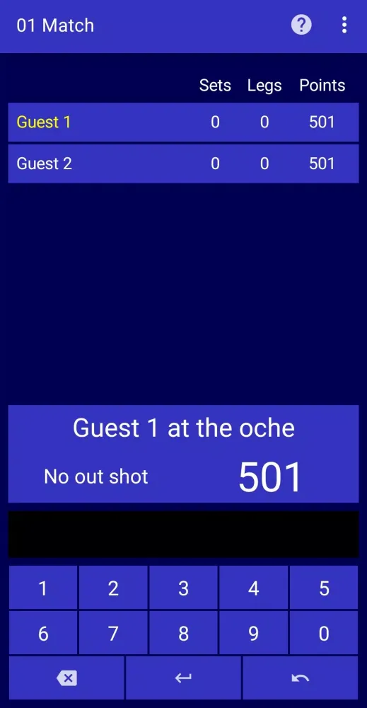 Double Top Darts Scoreboard Screenshots