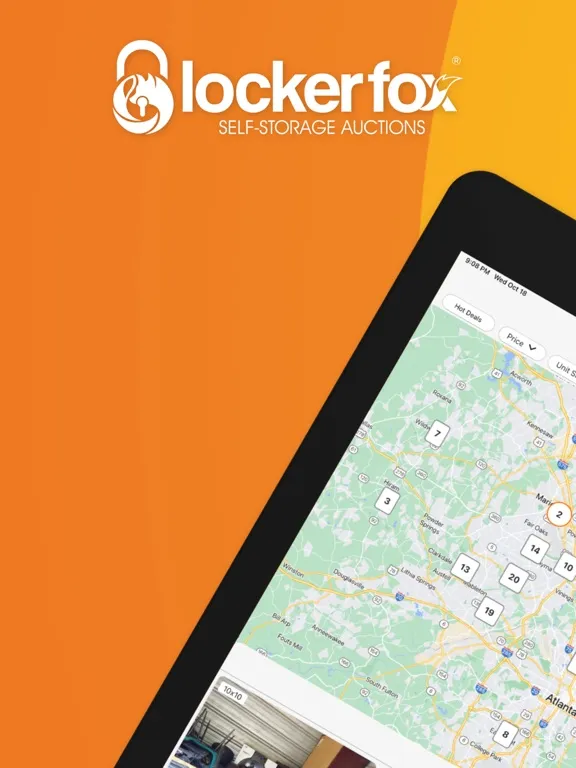 Capturas de tela do Lockerfox iPad