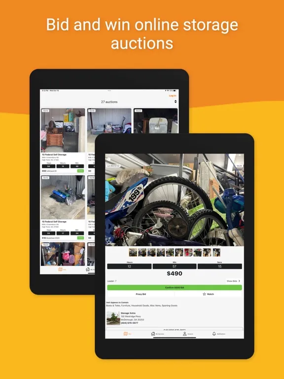 Capturas de tela do Lockerfox iPad