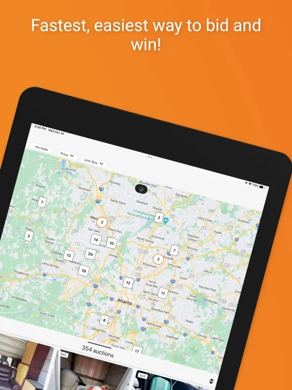 Capturas de tela do Lockerfox iPad