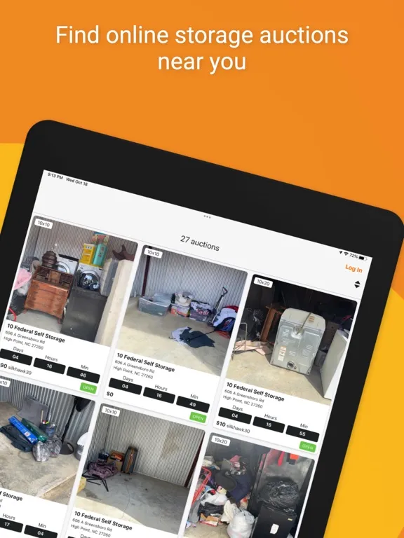 Capturas de tela do Lockerfox iPad