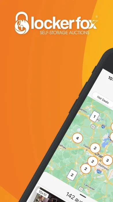 Capturas de tela do Lockerfox