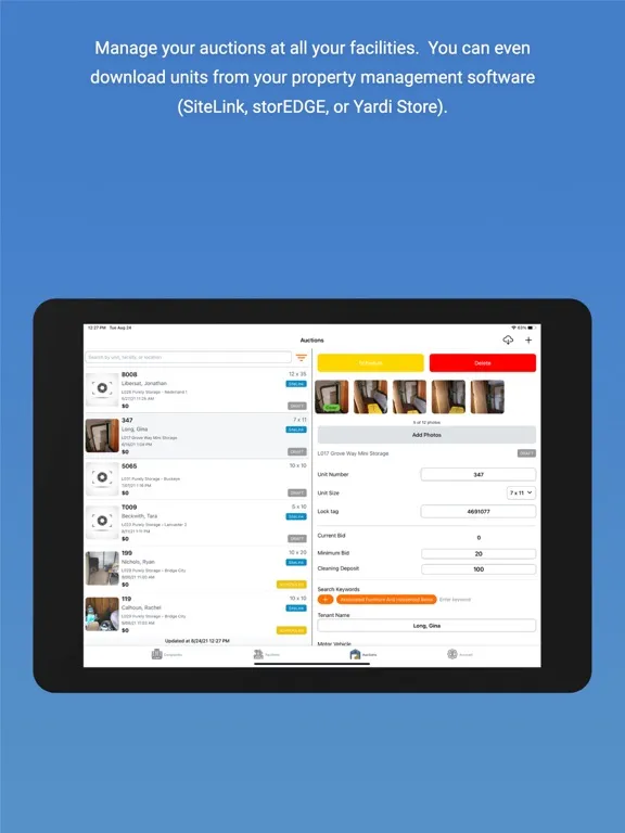 Tangkapan skrin LockerfoxSV iPad 