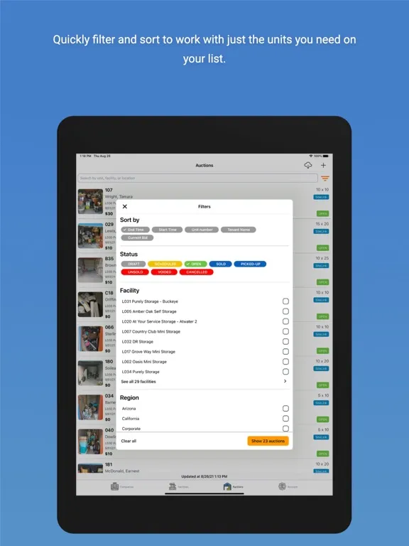 Tangkapan skrin LockerfoxSV iPad 