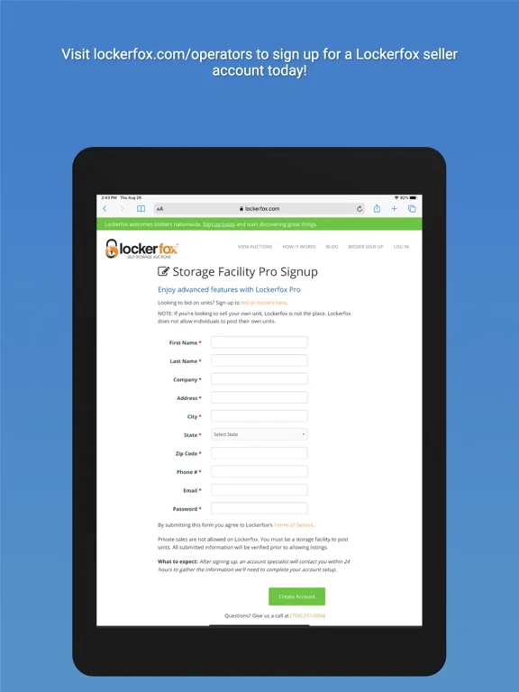 Tangkapan skrin LockerfoxSV iPad 