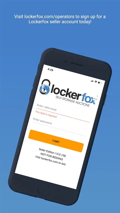 Tangkapan skrin LockerfoxSV