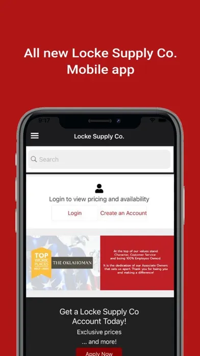 Capturas de tela do Locke Supply Co.