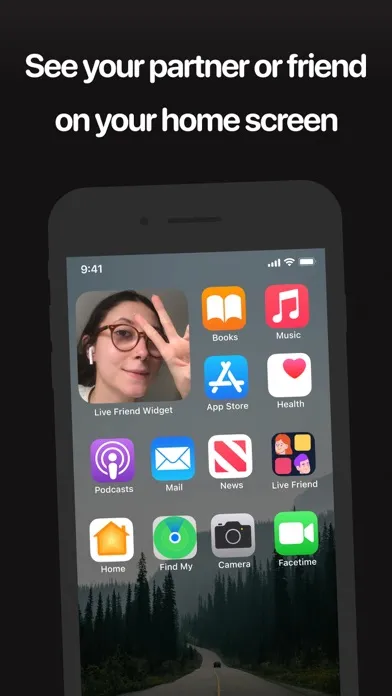 ภาพหน้าจอของ Comet: Live Friends Widget