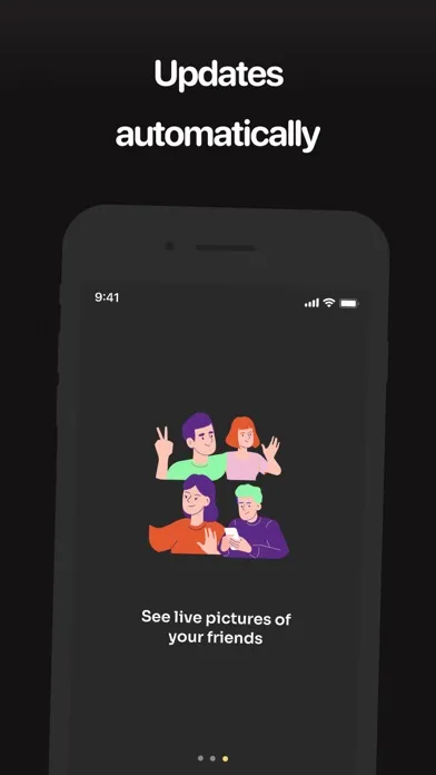 ภาพหน้าจอของ Comet: Live Friends Widget