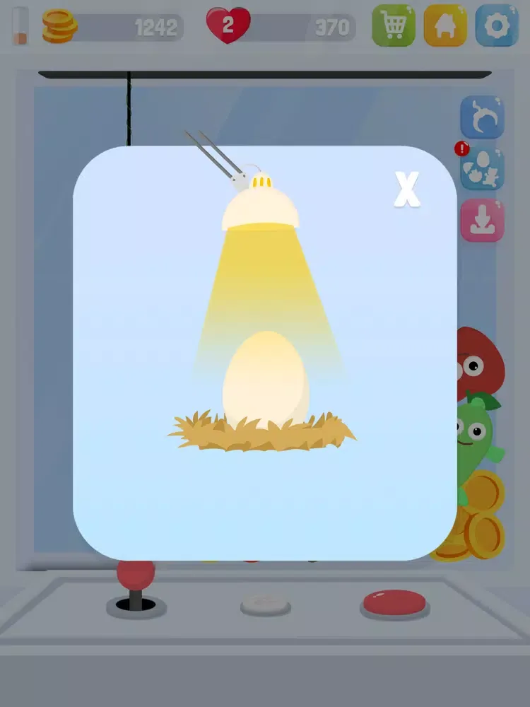 Tangkapan layar Egg Claw iPad 