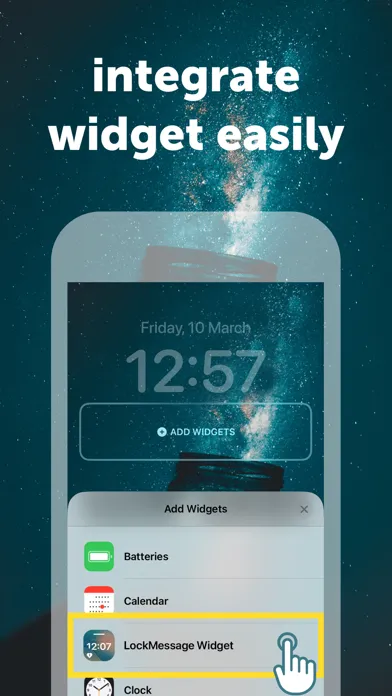 Widget Lock Screen Widget Screenshots