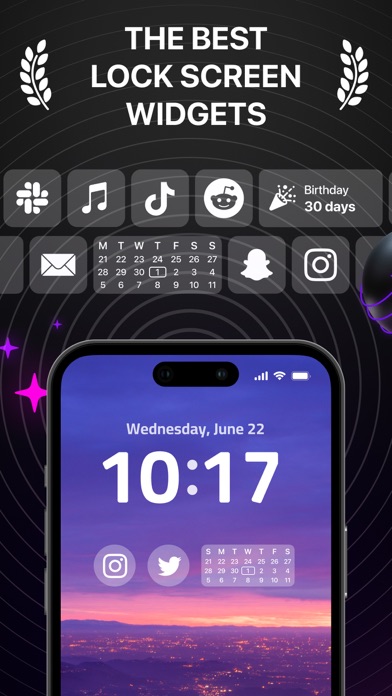 Lock Screen Widgets & Themes स्क्रीनशॉट