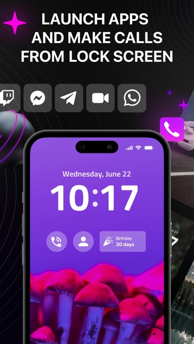 Lock Screen Widgets & Themes स्क्रीनशॉट