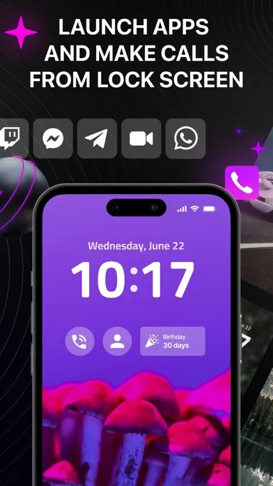 Lock Screen Widgets & Themes スクリーンショット