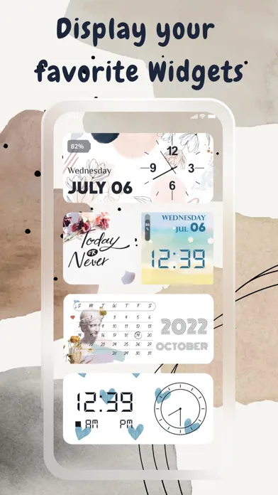 Capturas de pantalla de DIY Widgets: Color Lock Screen