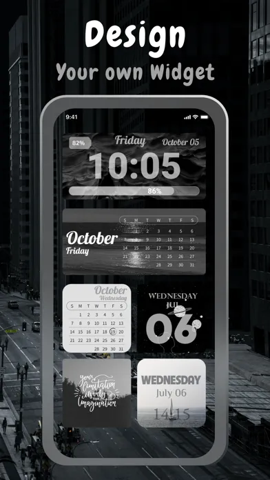 Capturas de pantalla de DIY Widgets: Color Lock Screen