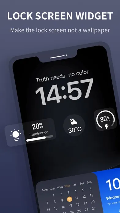 LockScreen Widget-Lock Themes 스크린샷