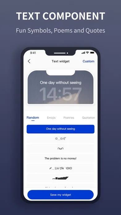 LockScreen Widget-Lock Themes 스크린샷