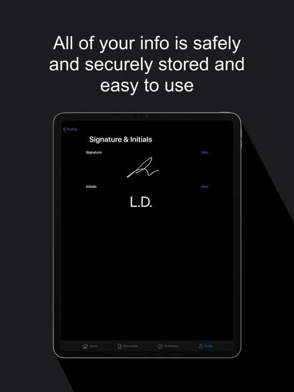 LockSign: Secure Signatures iPad  স্ক্রিনশট